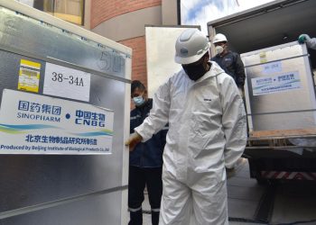 Arce confirma que llegarán al país otro millón de vacunas chinas y 2,1 millones de pruebas