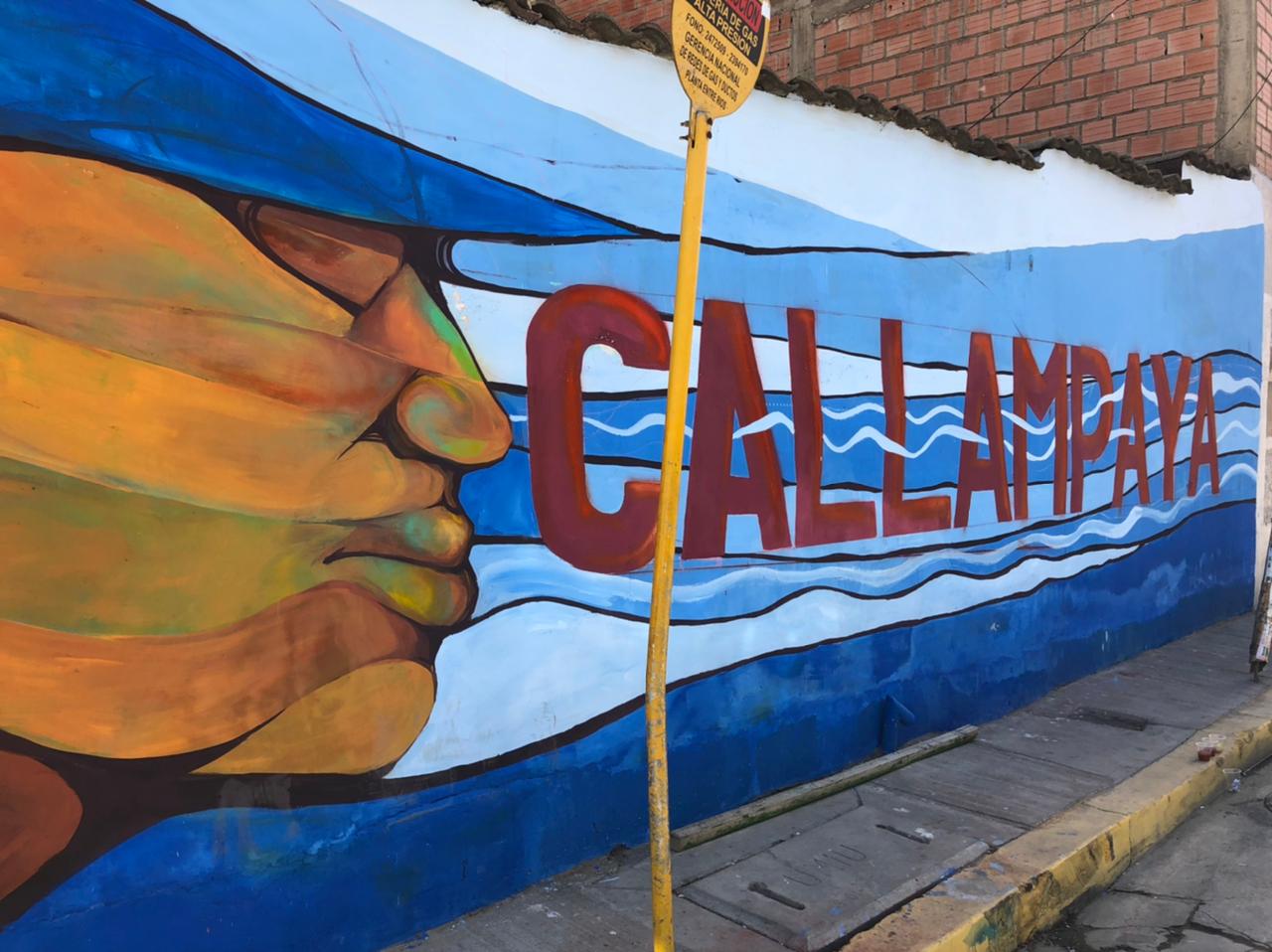 Dos murales en Callampaya inauguran el proyecto de ‘La ciudad de mil colores