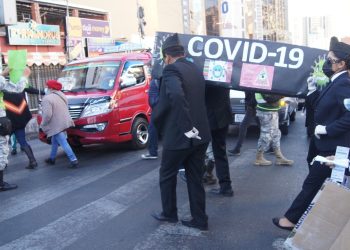 El Gacip sale a las calles para concientizar sobre el uso adecuado del barbijo