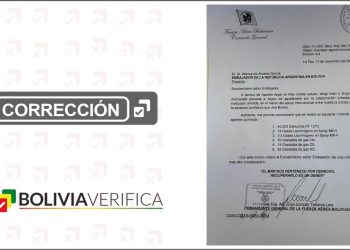 Verificadora de noticias recula sobre la carta de Terceros que consideró ‘falsa’