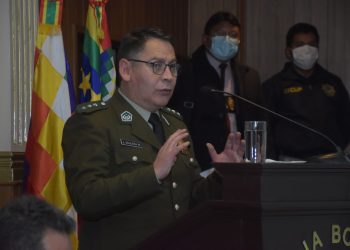Aguilera confirma que ‘material bélico’ enviado por Argentina está en depósitos de la Policía