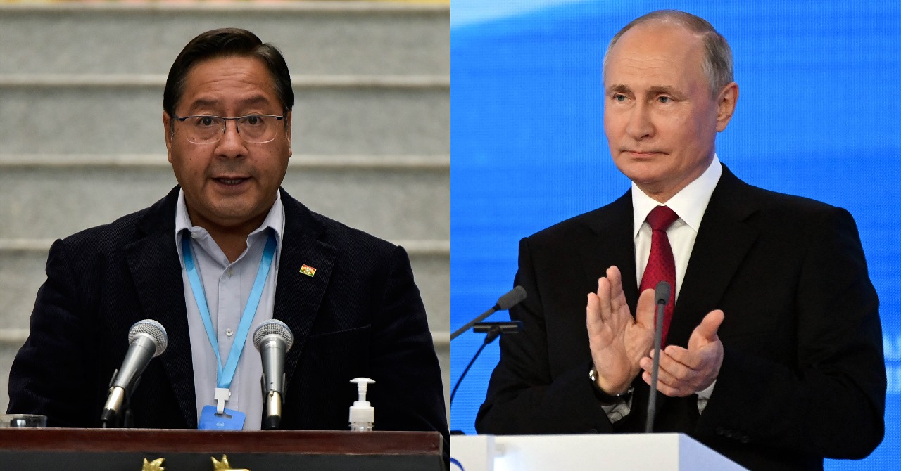 Arce se comunica con Putin para hablar sobre el envío de las vacunas Sputnik V