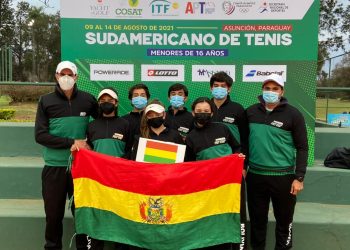 Bolivia es sexto en el Sudamericano Sub-16 de tenis