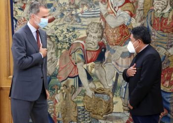 Choquehuanca realiza su primera visita oficial a España y se reúne con Felipe VI