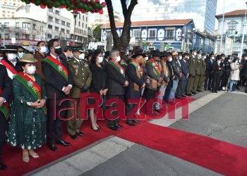 En homenaje a La Paz, el gobernador Santos Quispe advierte intentos de división