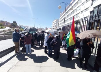 El sector gremial va al paro ‘quebrado’ y solo los dirigentes marchan en la ciudad de La Paz