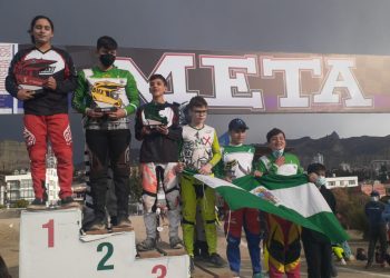 Blancourt, Valda, Peinado y Arze destacan en el Nacional de BMX paceño