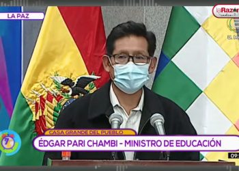 Luis Arce posesiona a Edgar Pary como nuevo ministro de Educación