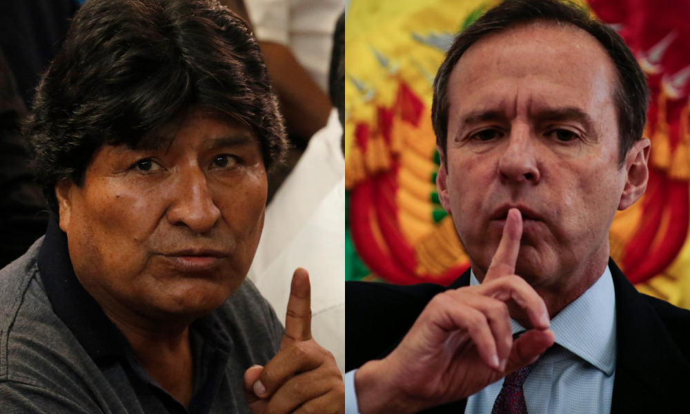 Evo Morales y Tuto Quiroga protagonizan bochornoso enfrentamiento en Twitter