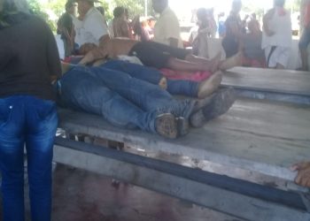 Los cuerpos fueron llevados a la morgue.