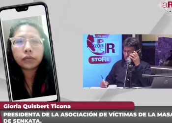 la presidente de la Asociación de Víctimas de la masacre de Senkata
