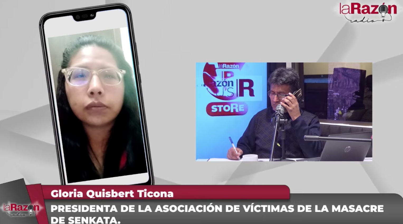 la presidente de la Asociación de Víctimas de la masacre de Senkata