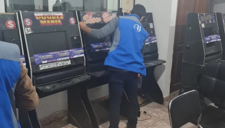 La AJ decomisa 34 máquinas de juego ilegales en Santa Cruz