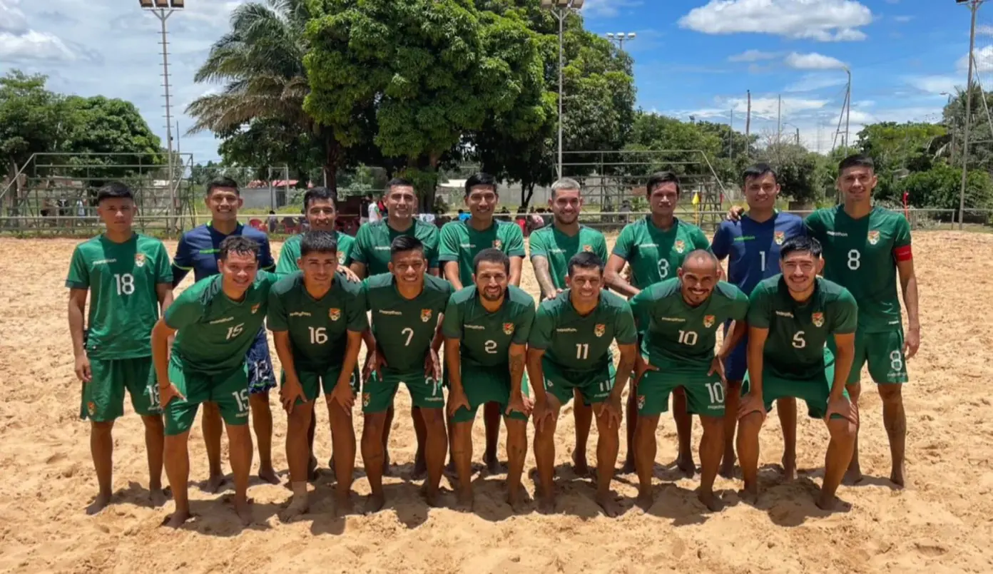 Bolivia competirá con dos selecciones la Liga Evolución Fútbol Playa