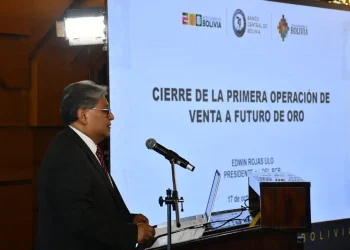 BCB reconoce venta a ‘futuro’ de 3 toneladas de oro