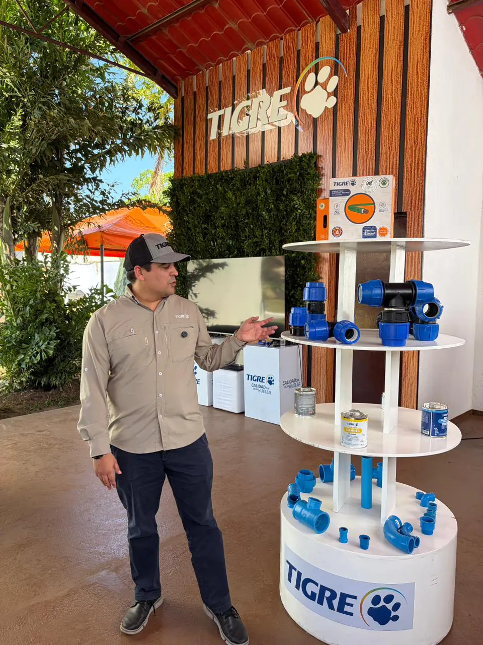 Tigre presenta soluciones para modernizar el riego en Agro Vidas