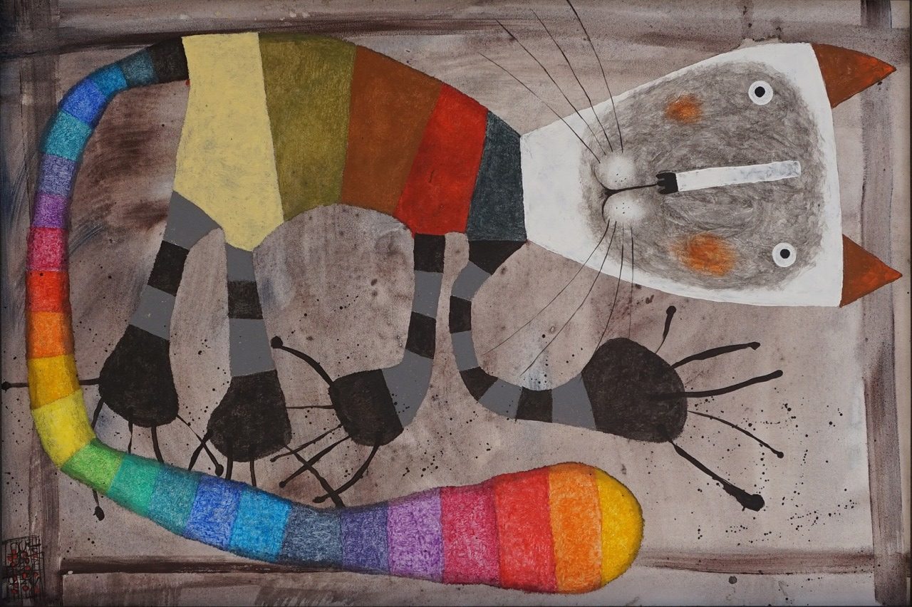 Juan José Serrano expone en Galería Alternativa con su obra ‘Le cat voleur’