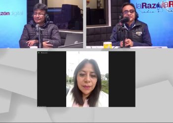 La viceministra de turismo, Eliana Ampuero promocionó destinos como la Ruta del bufeo. Foto: Captura La Razón
