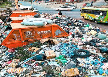 Más de 4.500 toneladas de basura se acumularon.