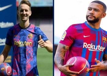 Se arma la dupla holandesa Depay-De Jong en el Barça