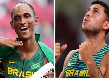 Brasil festeja bronces en atletismo con Alison Dos Santos y Thiago Braz