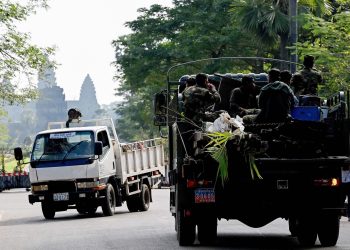El gobierno camboyano realiza desalojos forzosos en Angkor. Foto: AFP
