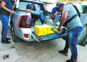 En dos operativos, la FELCN comisa 109 kilos de droga en Santa Cruz
