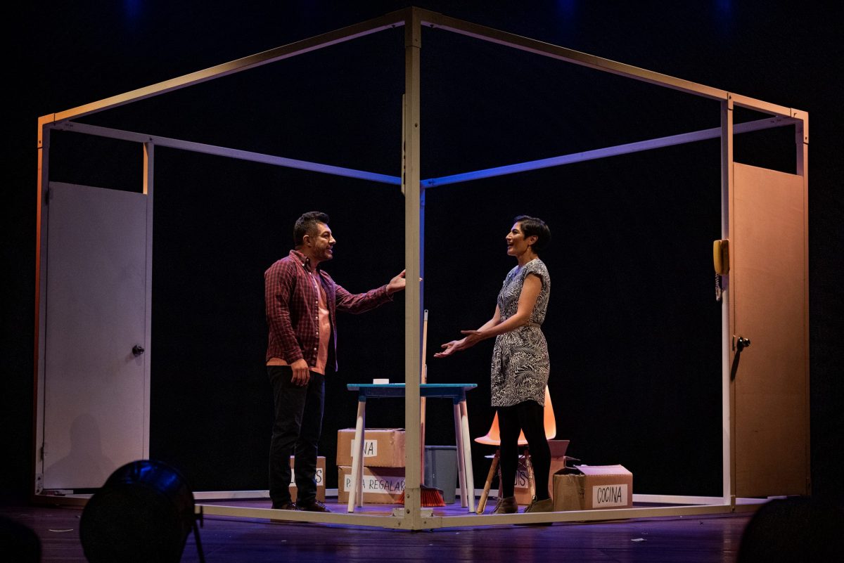 Los protagonistas de la obra El amor del desamor. Foto: Fabiana Aliaga