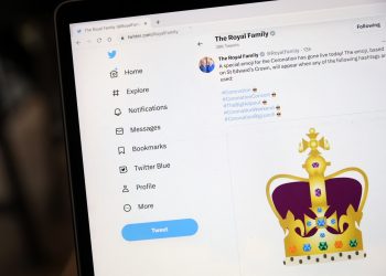 El emoji creado para la coronación de Carlos III en mayo. Foto: AFP