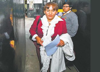 La exjueza Patricia Pacajes recibió una condena de tres años por un proceso anterior.