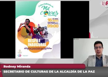 El responsable de Culturas de la Alcaldía de La Paz dio detalles de las ferias. Foto: Captura La Razón Radio