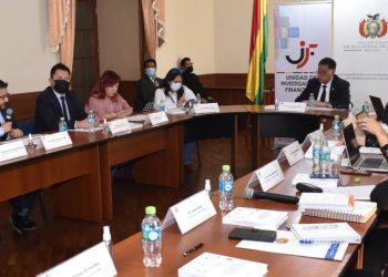 Delegación del Gafilat tuvo una reunión, en mayo de 2022, con la Fiscalía y Unidad de Investigaciones Financieras previa a evaluación. Foto: Fiscalía General del Estado