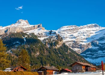 aldea Alpes suizos aldea suiza de Brienz