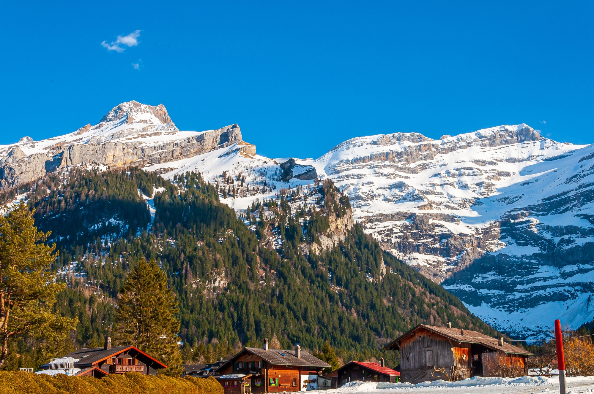aldea Alpes suizos aldea suiza de Brienz