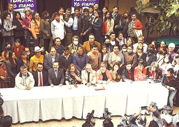 Los denominados ‘juristas independientes’ informaron ayer de la recolección de firmas.