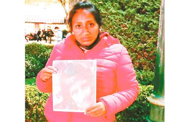 BÚSQUEDA. La madre de Yancarla no se rinde en buscar a su hija