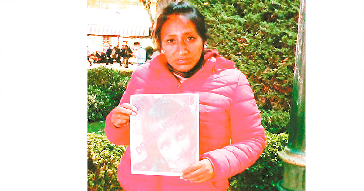 BÚSQUEDA. La madre de Yancarla no se rinde en buscar a su hija