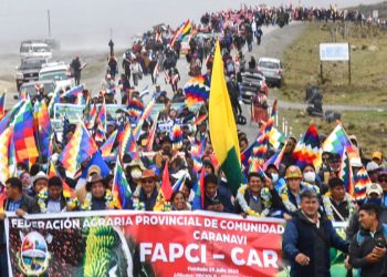 Arce insiste que la marcha en defensa de su gobierno ‘es pacífica, pero firme’