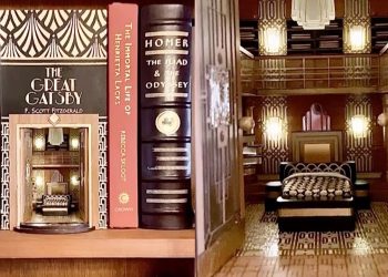 El Gran Gatsby inspira a una mujer a crear un increíble rincón de lectura