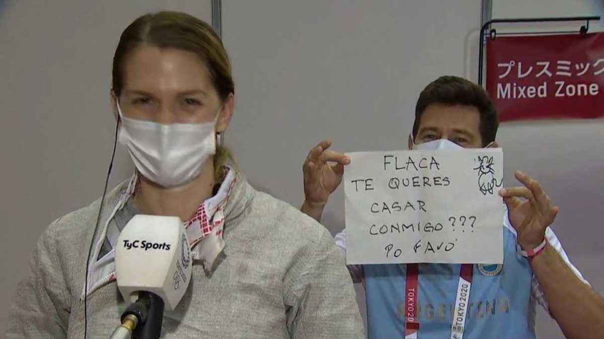 La argentina María Belén Pérez Maurice perdió un combate, pero ganó un marido