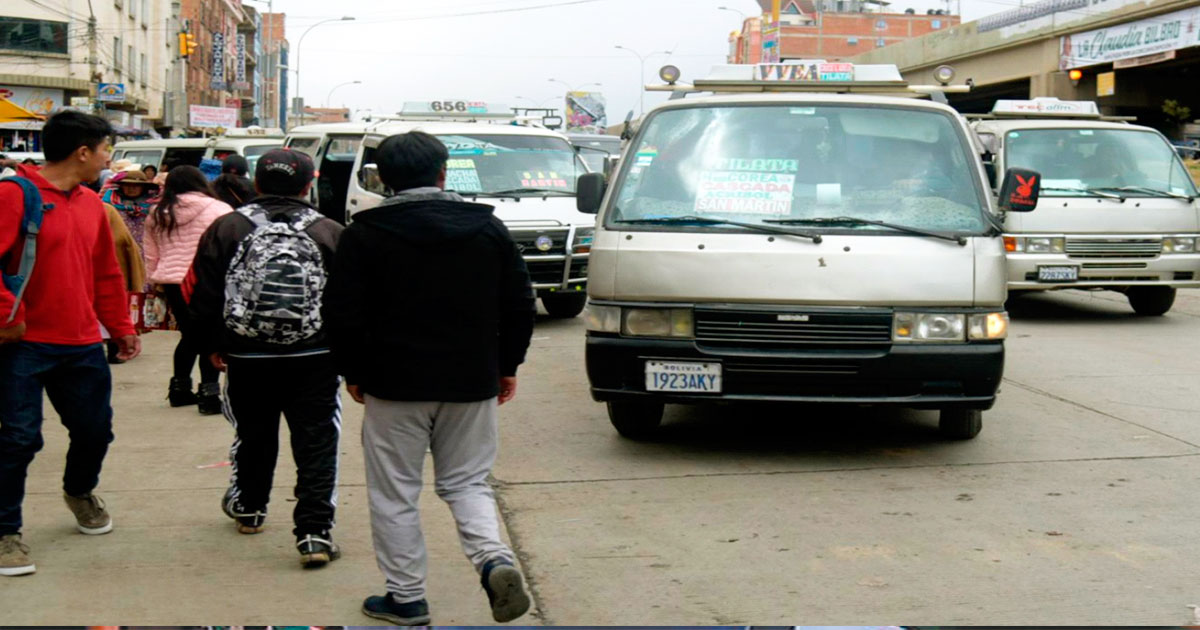 La Alcaldía no autorizó el incremento de pasajes en El Alto.