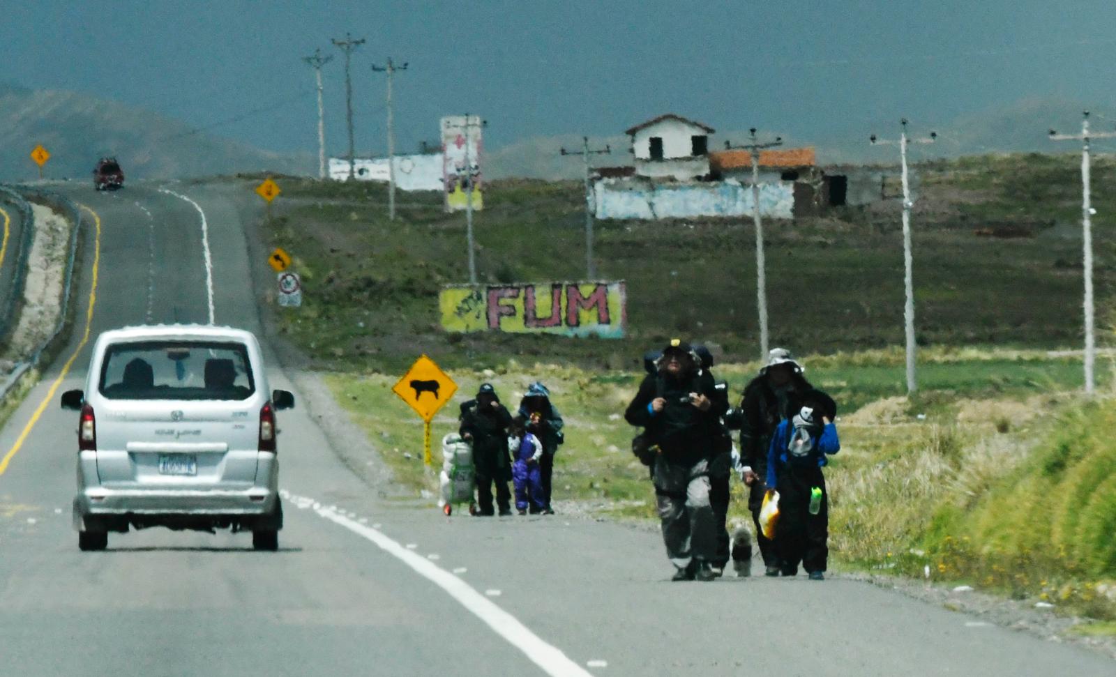 Tránsito despliega más de 200 efectivos para el control de la peregrinación por Semana Santa. Foto: APG