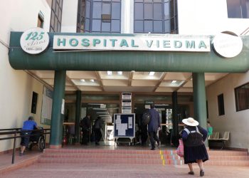 Frontis del Hospital Viedma en Cochabamba. Foto: APG