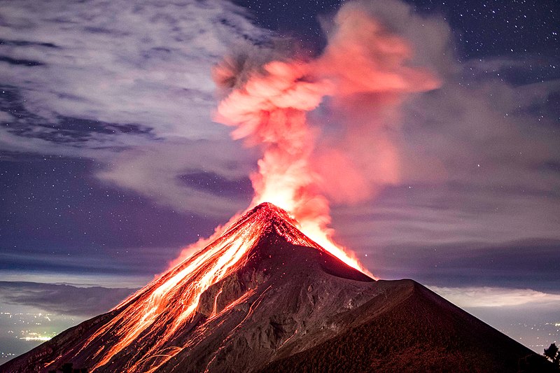 Volcán de Fuego de Guatemala