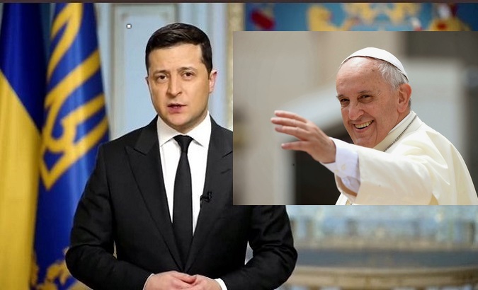 Zelenski reunirse papa